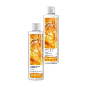 Avon Senses 2x250 ml Orange Twist Portakal ve Yasemin Kokulu Duş Jeli
