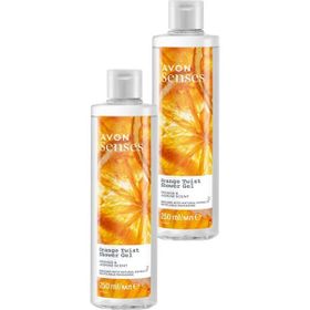 Avon Senses 2x250 ml Orange Twist Portakal ve Yasemin Kokulu Duş Jeli