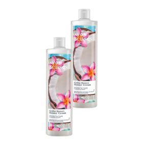 Avon Senses 2x500 ml Aloha Monoi Tiare Çiçeği ve Hindistan Cevizi Kokulu Krem Duş Jeli