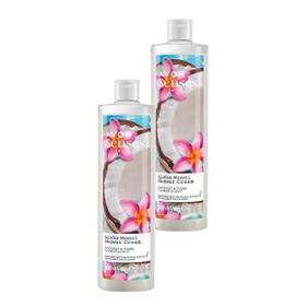 Avon Senses 2x500 ml Aloha Monoi Tiare Çiçeği ve Hindistan Cevizi Kokulu Krem Duş Jeli