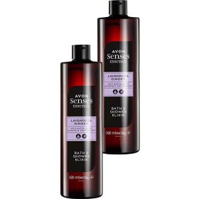 Avon Senses 2x500 ml Essence Lavanta Zencefil Kokulu Banyo Duş Jeli