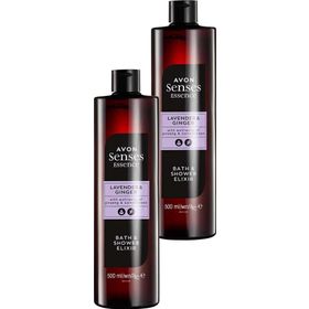 Avon Senses 2x500 ml Essence Lavanta Zencefil Kokulu Banyo Duş Jeli