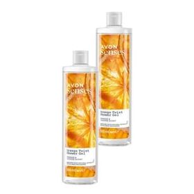 Avon Senses 2x500 ml Orange Twist Portakal ve Yasemin Kokulu Duş Jeli
