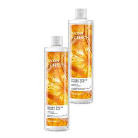 Avon Senses 2x500 ml Orange Twist Portakal ve Yasemin Kokulu Duş Jeli