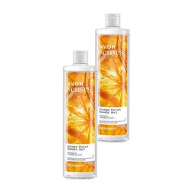 Avon Senses 2x500 ml Orange Twist Portakal ve Yasemin Kokulu Duş Jeli