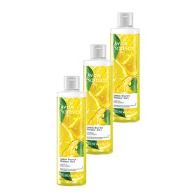 Avon Senses 3x250 ml Lemon Burst Reyhan Kokulu Duş Jeli