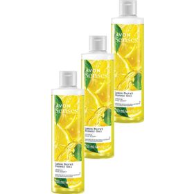 Avon Senses 3x250 ml Lemon Burst Reyhan Kokulu Duş Jeli