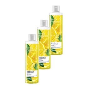Avon Senses 3x250 ml Lemon Burst Reyhan Kokulu Duş Jeli