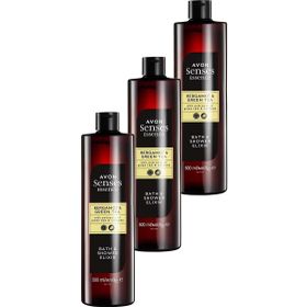 Avon Senses 3x500 ml Essence Bergamot Yeşil Çay Kokulu Banyo Duş Jeli