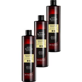 Avon Senses 3x500 ml Essence Bergamot Yeşil Çay Kokulu Banyo Duş Jeli