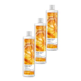 Avon Senses 3x500 ml Orange Twist Portakal ve Yasemin Kokulu Duş Jeli