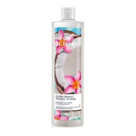 Avon Senses 500 ml Aloha Monoi Tiare Çiçeği ve Hindistan Cevizi Kokulu Krem Duş Jeli