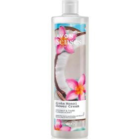 Avon Senses 500 ml Aloha Monoi Tiare Çiçeği ve Hindistan Cevizi Kokulu Krem Duş Jeli
