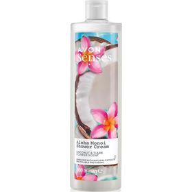 Avon Senses 500 ml Aloha Monoi Tiare Çiçeği ve Hindistan Cevizi Kokulu Krem Duş Jeli