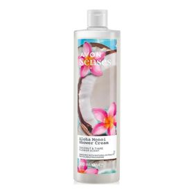 Avon Senses 500 ml Aloha Monoi Tiare Çiçeği ve Hindistan Cevizi Kokulu Krem Duş Jeli
