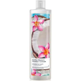 Avon Senses 500 ml Aloha Monoi Tiare Çiçeği ve Hindistan Cevizi Kokulu Krem Duş Jeli