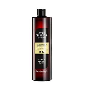 Avon Senses 500 ml Essence Bergamot Yeşil Çay Kokulu Banyo Duş Jeli