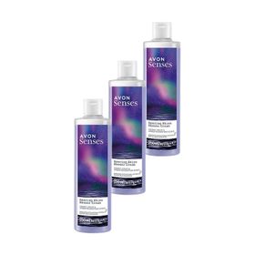 Avon Senses Dancing Skies Menekşe ve Ahududu Kokulu 3x250 ml Kremsi Duş Jeli