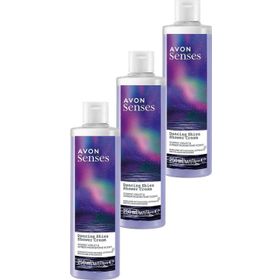 Avon Senses Dancing Skies Menekşe ve Ahududu Kokulu 3x250 ml Kremsi Duş Jeli