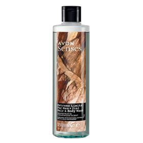 Avon Senses Extreme Limits Greyfurt ve Sandal Kokulu Saç ve Vücut için 250 ml Erkek Duş Jeli