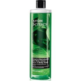Avon Senses Jungle Rainburst Adaçayı ve Sandal Ağacı Kokulu 500 ml Erkek Saç ve Vücut Şampuanı