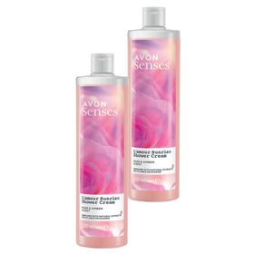 Avon Senses Lamour Sunrise 2x500 ml Krem Duş Jeli
