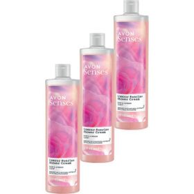 Avon Senses Lamour Sunrise 3x500 ml Krem Duş Jeli