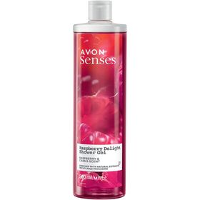 Avon Senses Rapsberry Delight Frambuaz ve Frenk Üzümü Kokulu 500 ml Duş Jeli