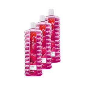 Avon Senses Raspberry Delight Ahududu ve Frenk Üzümü Kokulu 3x1 lt Banyo Köpüğü