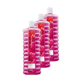 Avon Senses Raspberry Delight Ahududu ve Frenk Üzümü Kokulu 3x1 lt Banyo Köpüğü
