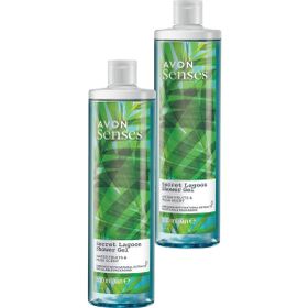 Avon Senses Secret Lagoon Su Meyveleri ve Misk Kokulu 2x500 ml Duş Jeli