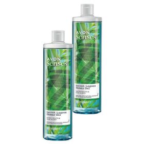 Avon Senses Secret Lagoon Su Meyveleri ve Misk Kokulu 2x500 ml Duş Jeli