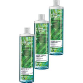 Avon Senses Secret Lagoon Su Meyveleri ve Misk Kokulu 3x500 ml Duş Jeli