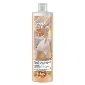 Avon Senses Simply Luxurious Beyaz Şeftali ve Vanilya Kokulu 500 ml Krem Duş Jeli