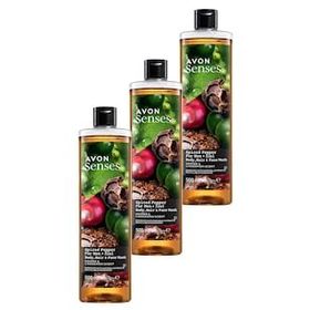 Avon Senses Spiced Pepper Karabiber ve Kakule Kokulu 3x500 ml Duş Jeli