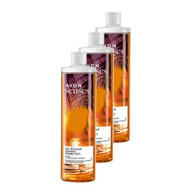 Avon Senses Sun Kissed Sunsets 3x500 ml Duş Jeli