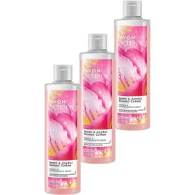 Avon Senses Sweat & Joyful Frezya ve Nar Kokulu 3x250 ml Krem Duş Jeli