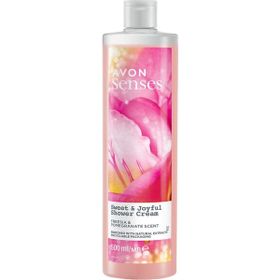 Avon Senses Sweat & Joyful Frezya Ve Nar Kokulu 500 ml Krem Duş Jeli