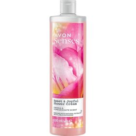 Avon Senses Sweat & Joyful Frezya Ve Nar Kokulu 500 ml Krem Duş Jeli