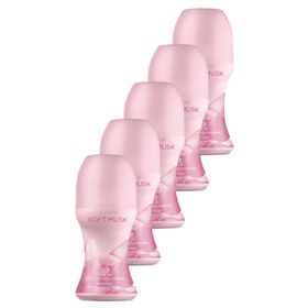 Avon Soft Musk 50 ml 5'li Kadın Roll-On