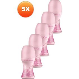 Avon Soft Musk 50 ml 5'li Kadın Roll-On