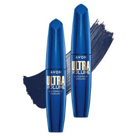 Avon Ultra Volume Suya Dayanıklı Maskara Navy İkili Set