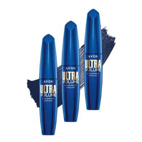 Avon Ultra Volume Suya Dayanıklı Maskara Navy Üçlü Set
