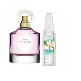 Avon Viva La Vita 50 ML EDP Kadın Parfüm+Naturals 100 ML Vücut Spreyi
