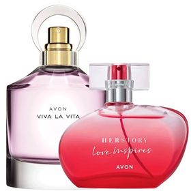 Avon Viva La Vita EDP 50 ml+Herstory Love Inspires EDP 50 ml Kadın Parfüm Paketi