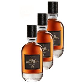 Avon Wild Country EDT 75 ml Erkek Parfüm Üçlü Set