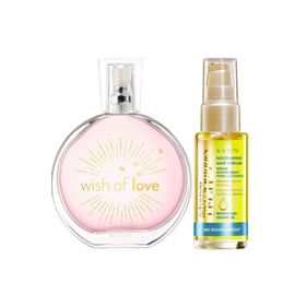 Avon Wish Of Love Edt 50 ml Kadın Parfümü + Argan Yağı İçeren Besleyici Serum