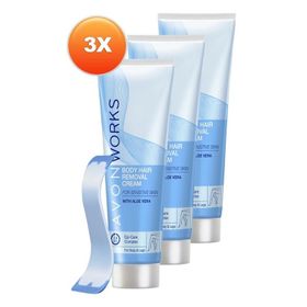 Avon Works 3x100 ml Vücut İçin Tüy Dökücü Krem