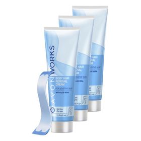 Avon Works 3x100 ml Vücut İçin Tüy Dökücü Krem