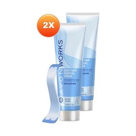 Avon Works Vücut İçin 2x100 ml Tüy Dökücü Krem